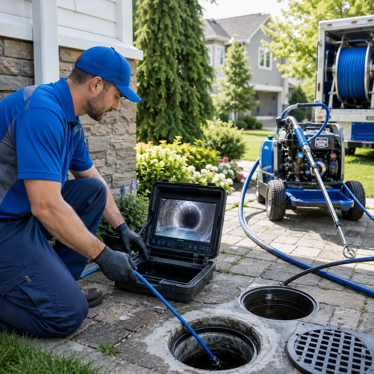 Outdoor drain cleaning professionals serving Springfield, ME
